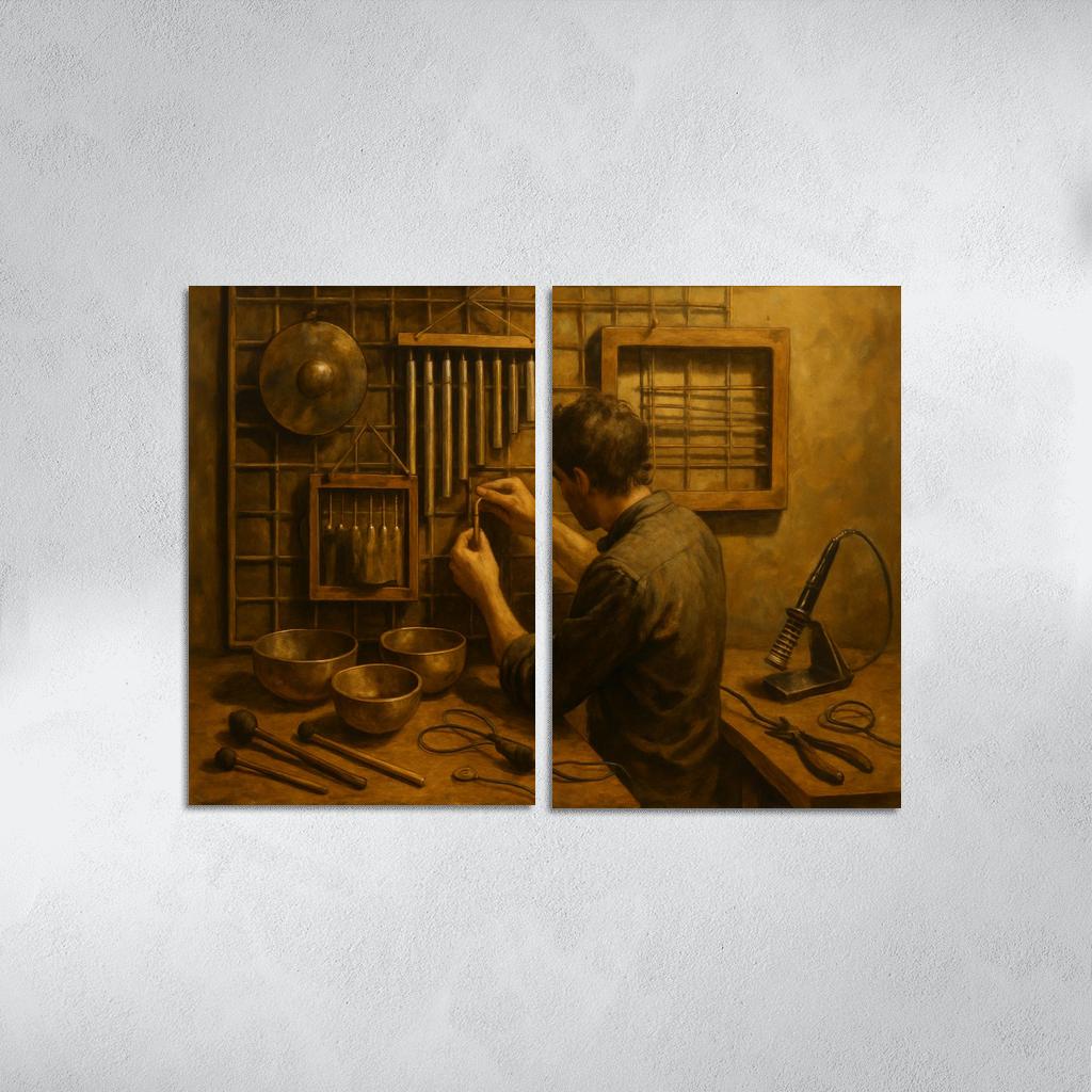 Analog Sound Sculpture premium artwork frames