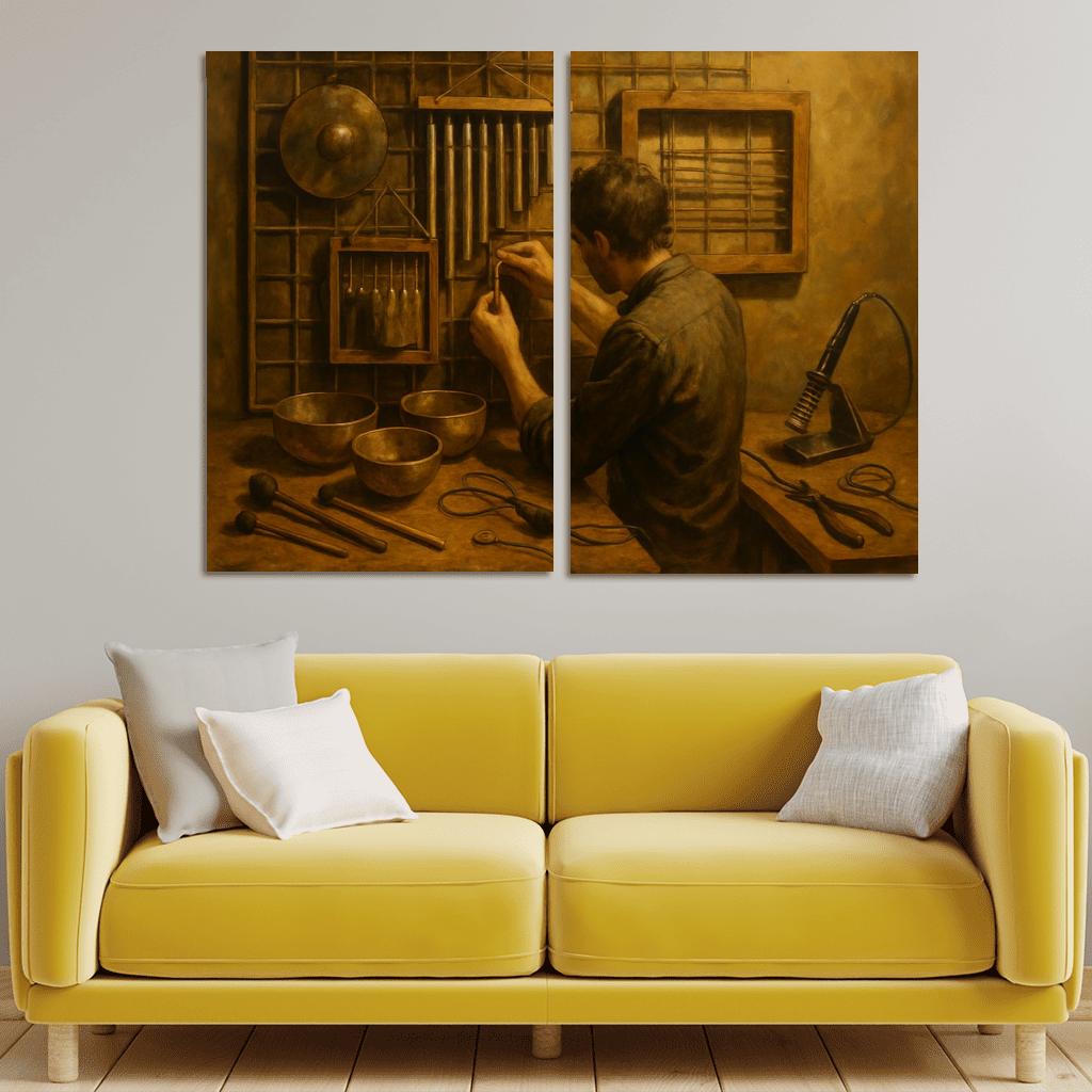 Analog Sound Sculpture premium artwork frames