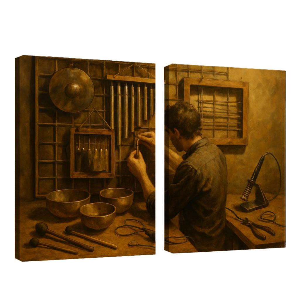 Analog Sound Sculpture premium artwork frames