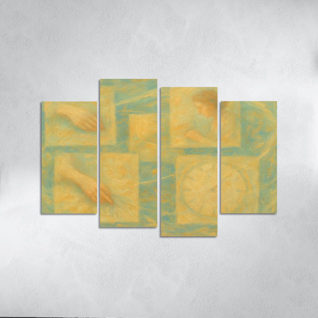 Canvas Of Forgotten Mornings wall art