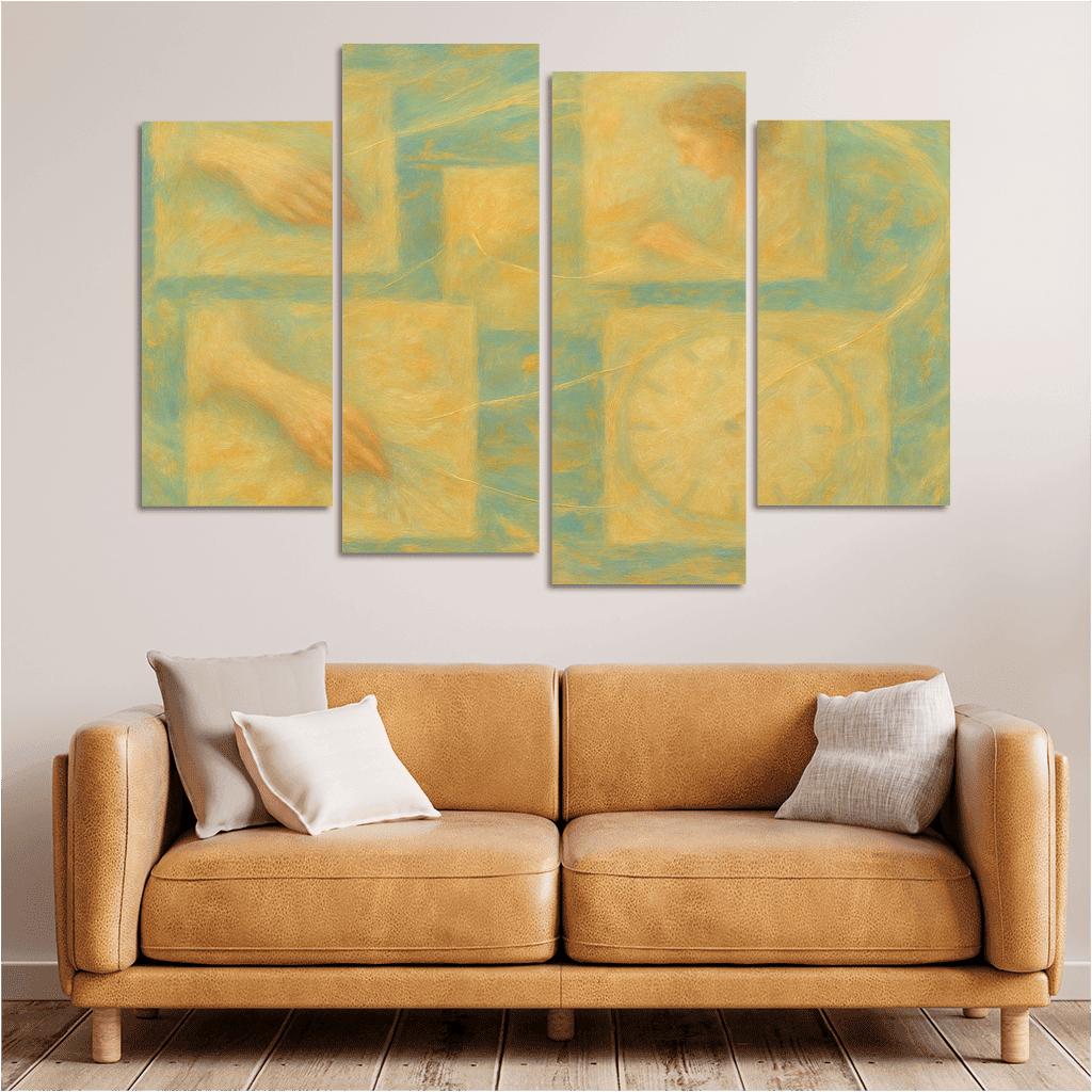 Canvas Of Forgotten Mornings wall art