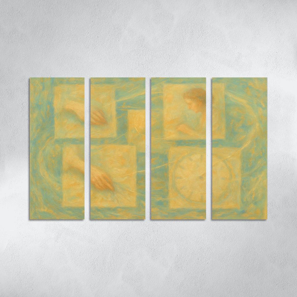 Canvas Of Forgotten Mornings wall art
