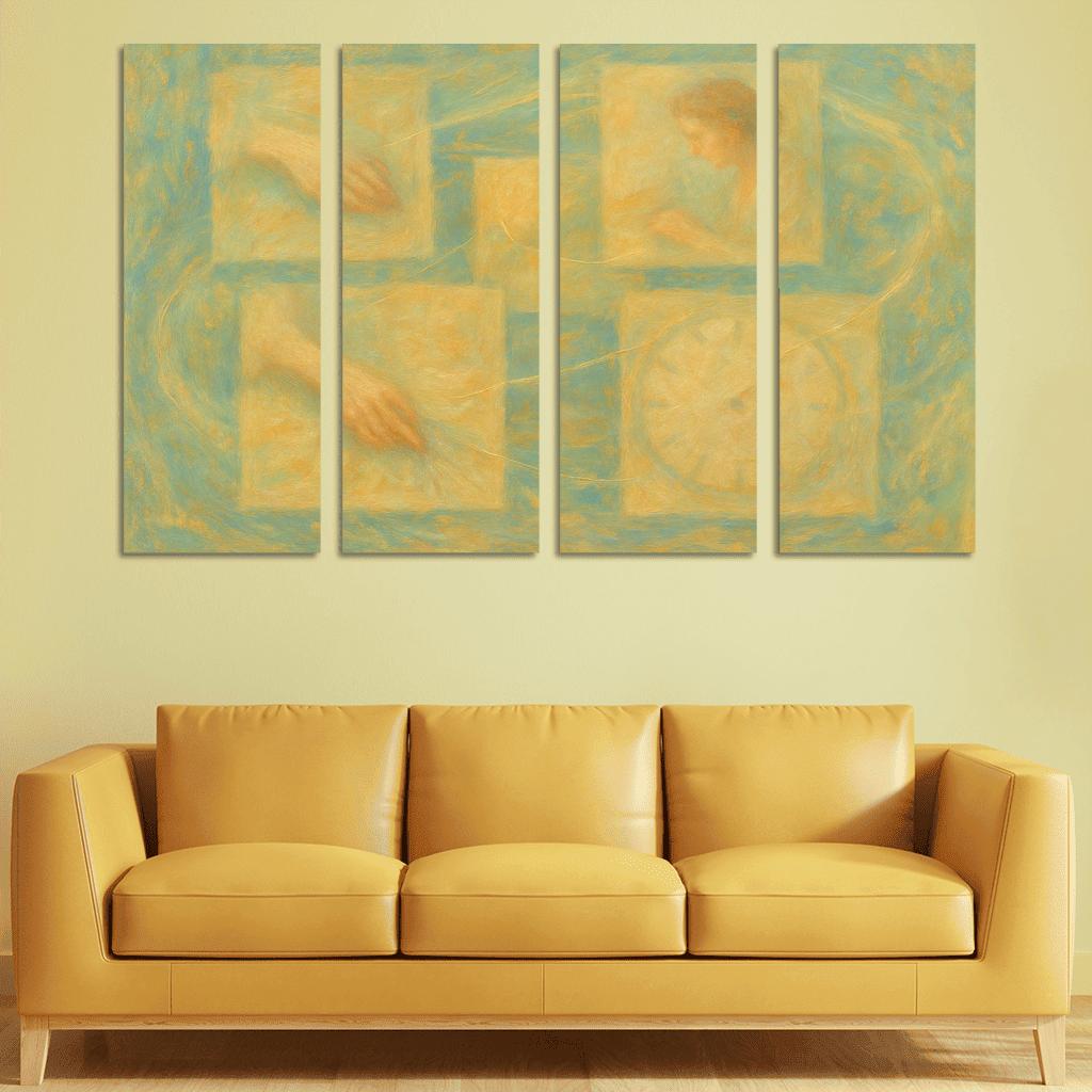 Canvas Of Forgotten Mornings wall art