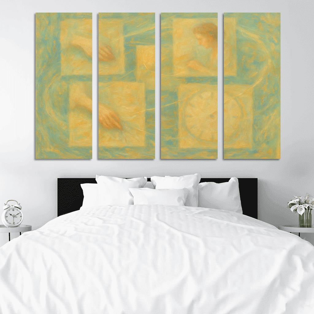 Canvas Of Forgotten Mornings wall art