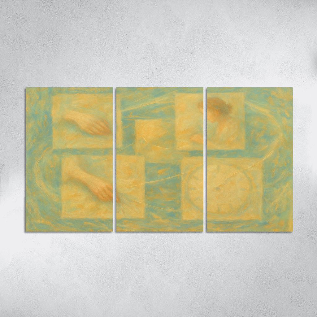 Canvas Of Forgotten Mornings wall art