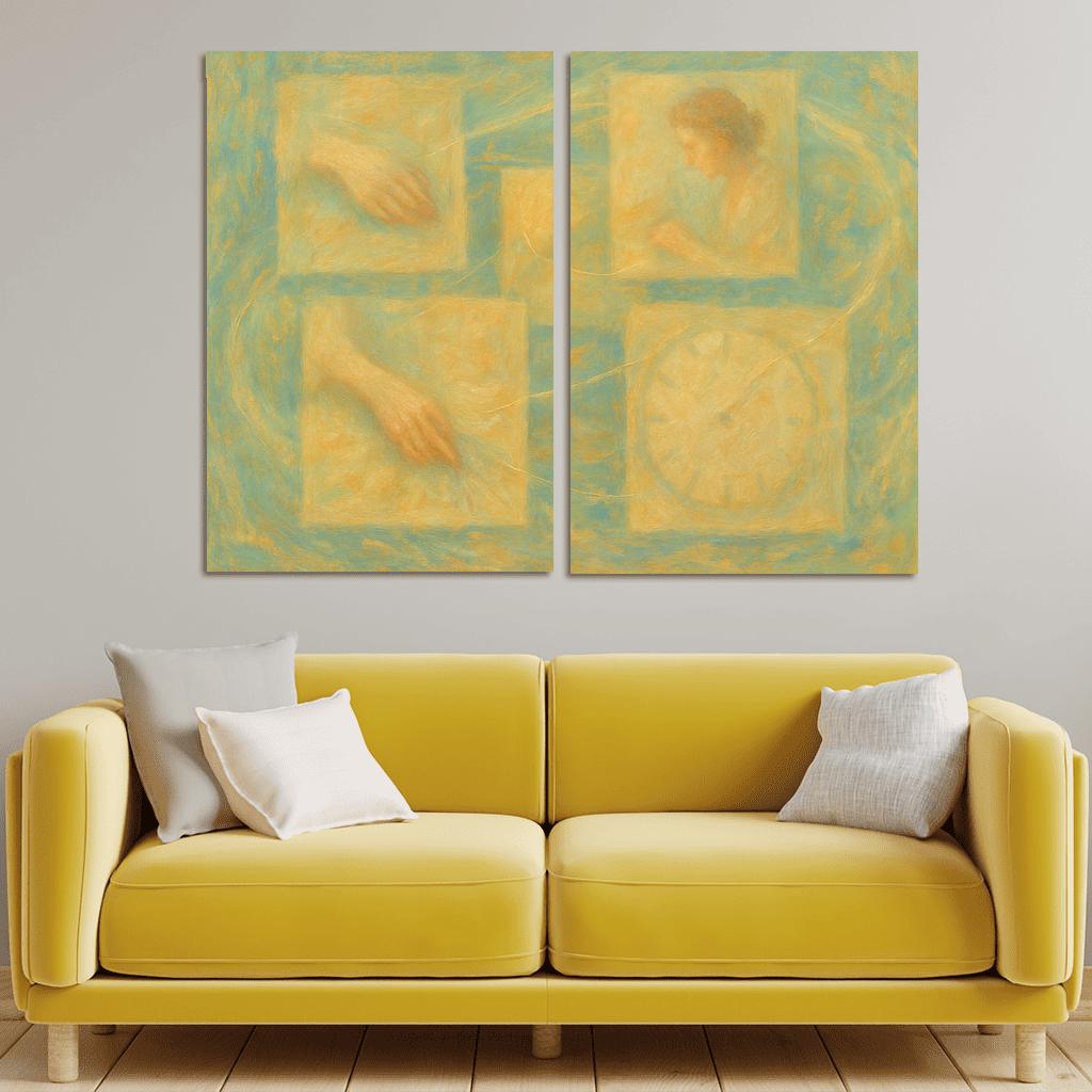 Canvas Of Forgotten Mornings wall art