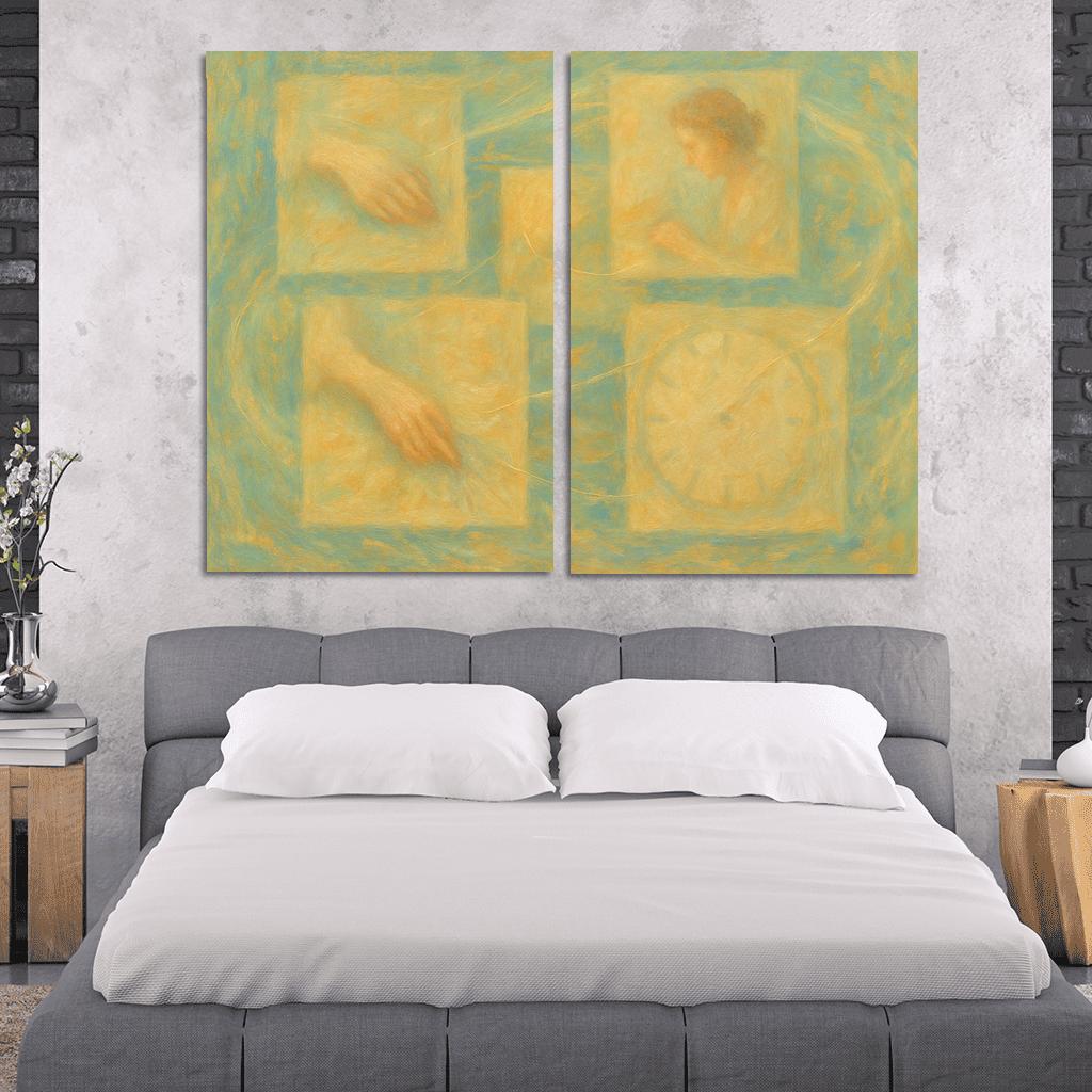 Canvas Of Forgotten Mornings wall art