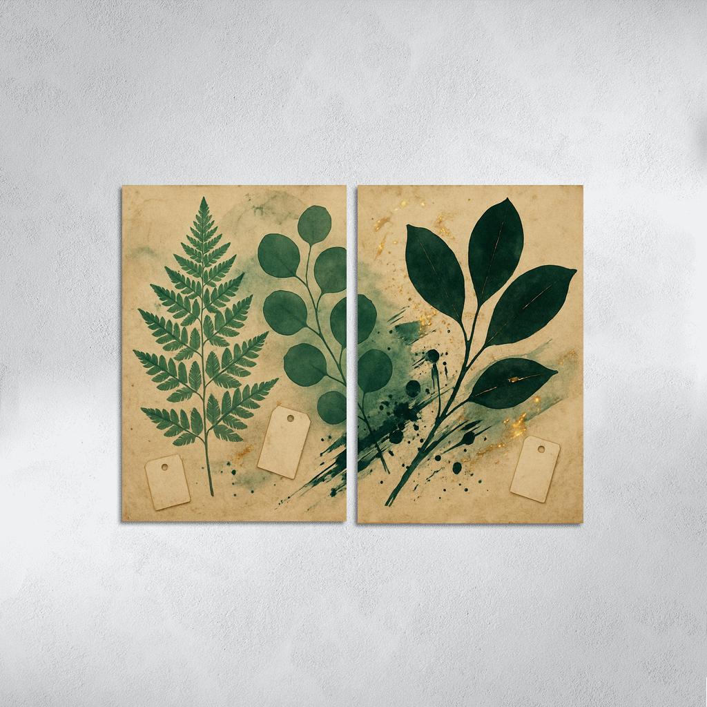 Botanical Ink Collage art trends
