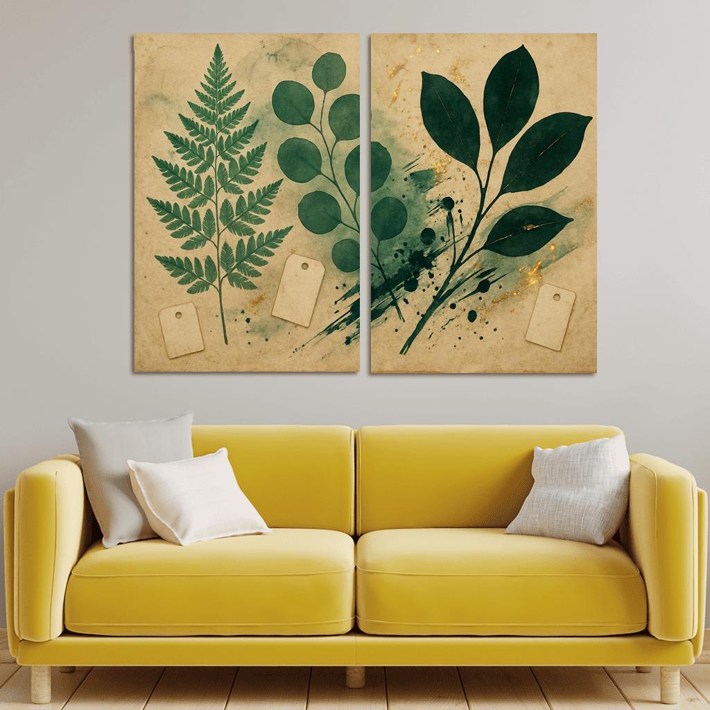 Botanical Ink Collage art trends