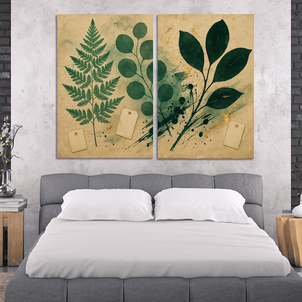Botanical Ink Collage art trends
