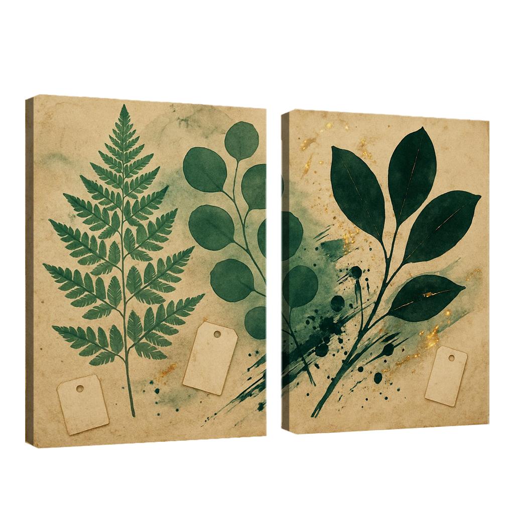 Botanical Ink Collage art trends