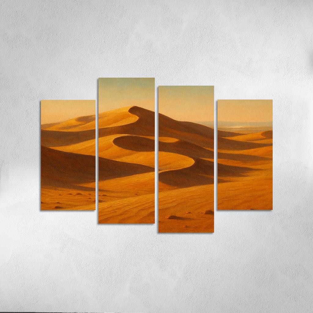 Amber Dune Vista oil paintings frame