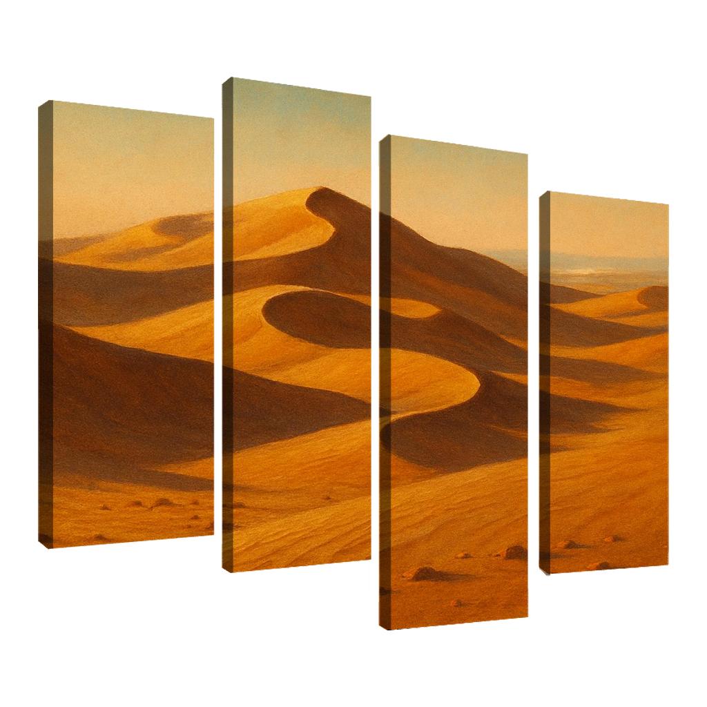 Amber Dune Vista oil paintings frame