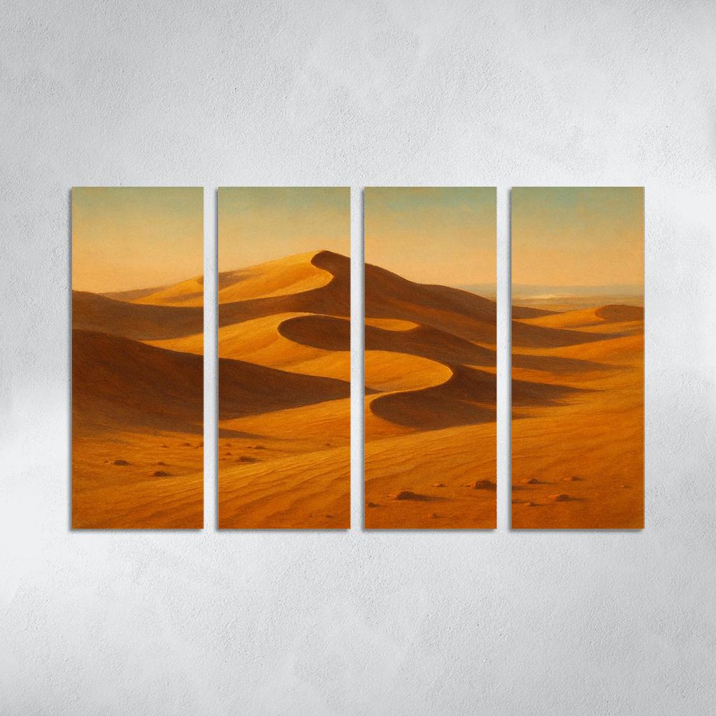 Amber Dune Vista oil paintings frame