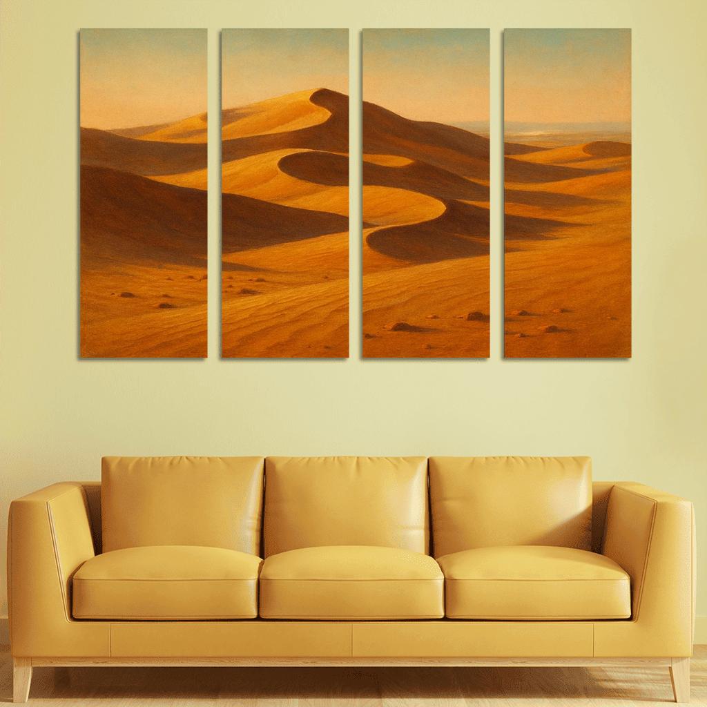Amber Dune Vista oil paintings frame