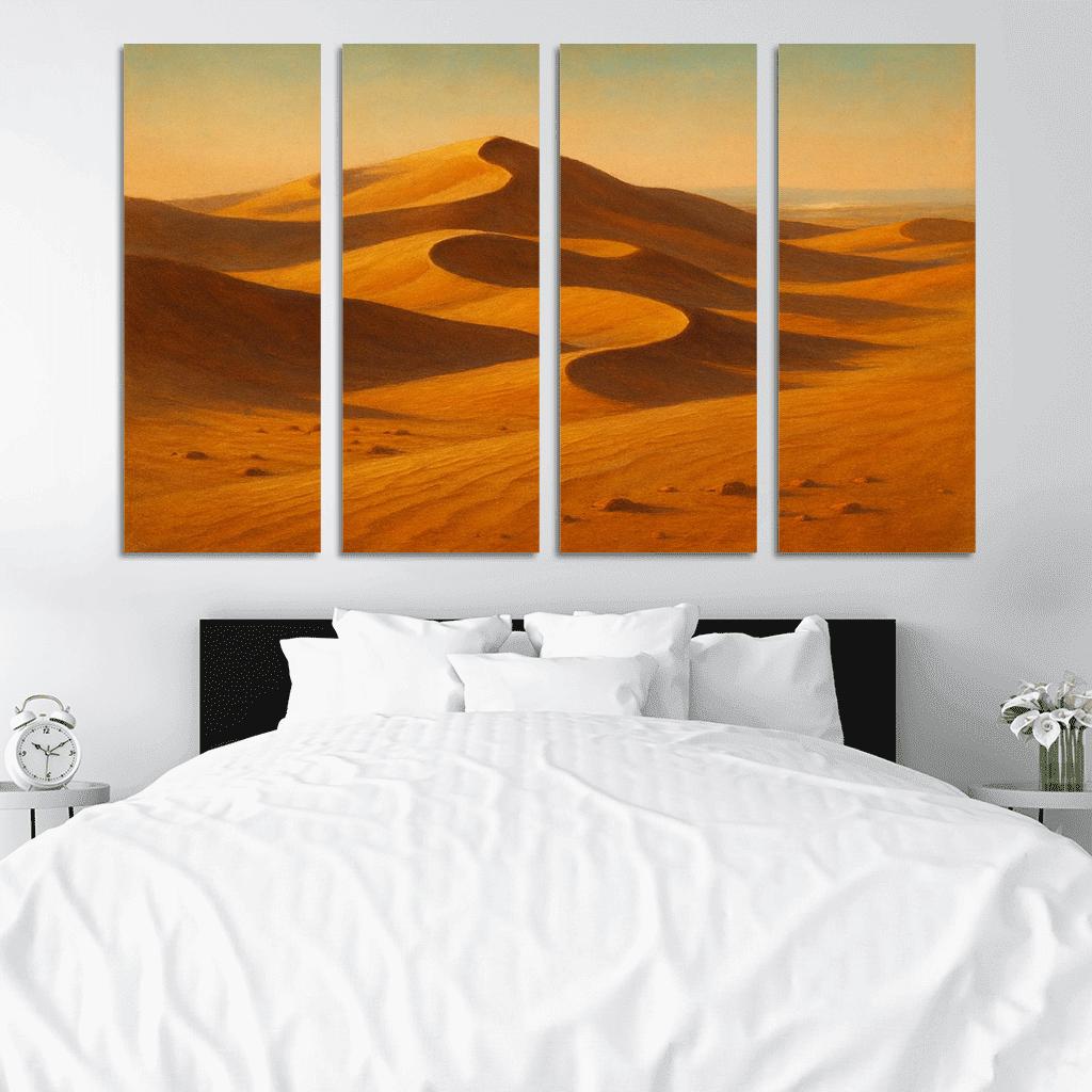 Amber Dune Vista oil paintings frame
