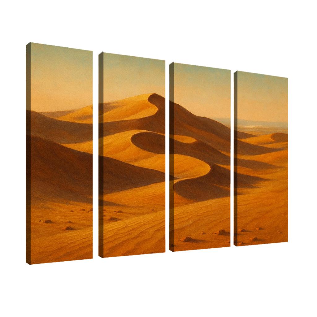 Amber Dune Vista oil paintings frame