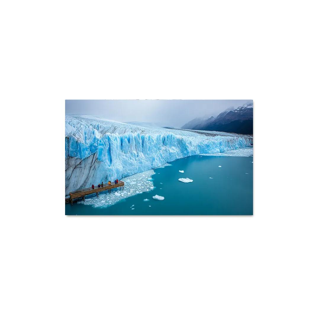 Perito Moreno Glacier abstract paintings frame
