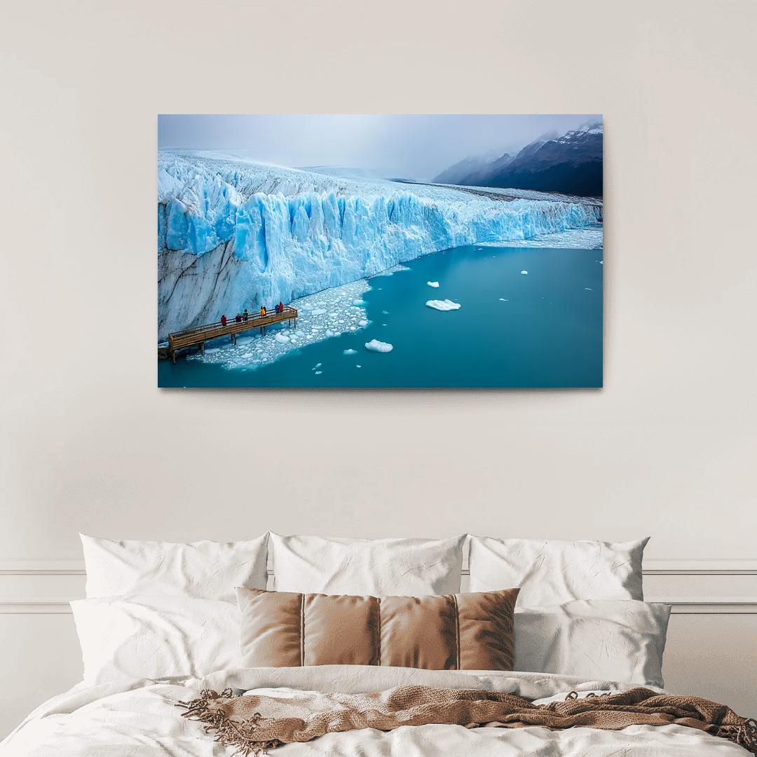 Perito Moreno Glacier abstract paintings frame