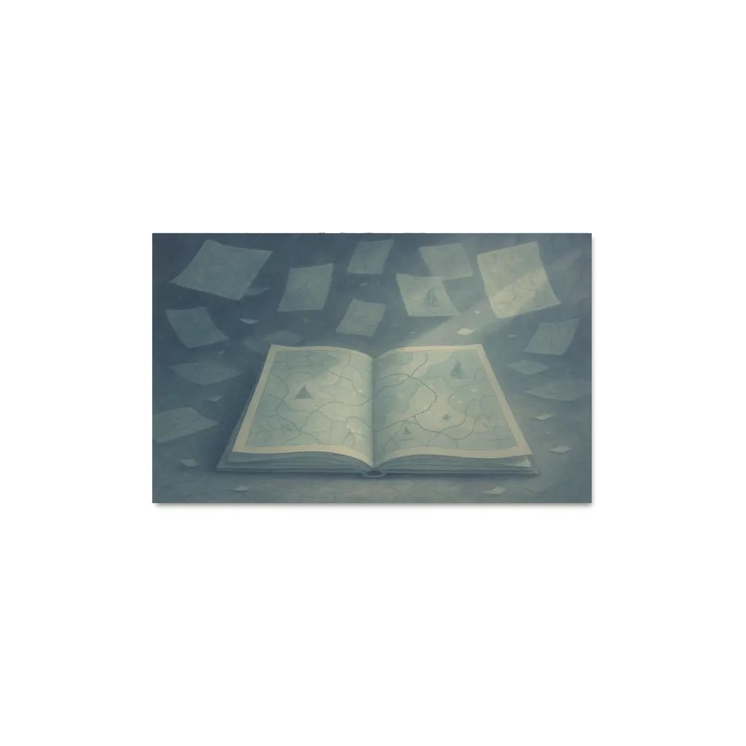 Cartography Of Forgotten Dreams canvas paintings frame