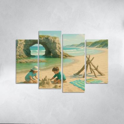 Glasswater Arch Beach wall art