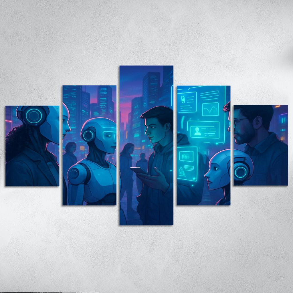 The Ethics Of Artificial Intelligence In Everyday Life framed paintings