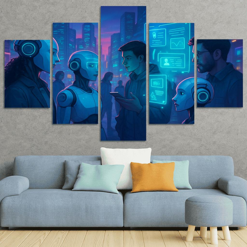 The Ethics Of Artificial Intelligence In Everyday Life framed paintings