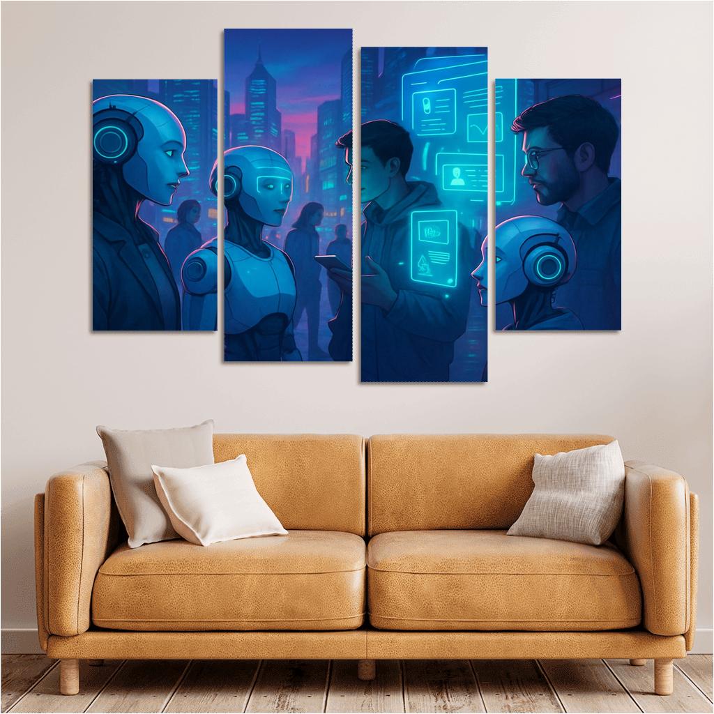 The Ethics Of Artificial Intelligence In Everyday Life framed paintings