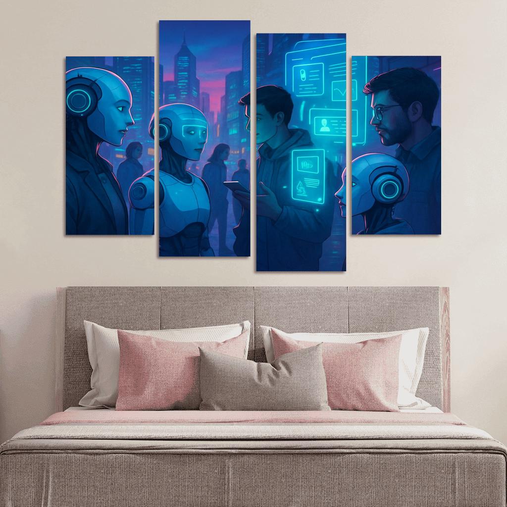 The Ethics Of Artificial Intelligence In Everyday Life framed paintings