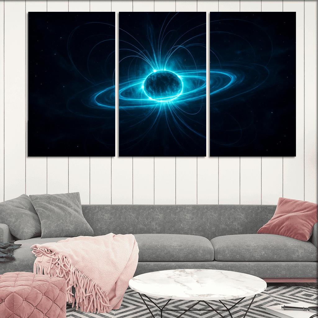Ringed Magnetar Aurora premium artwork frames