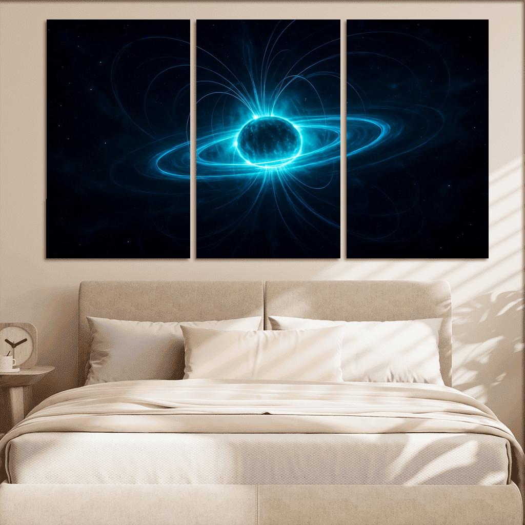 Ringed Magnetar Aurora premium artwork frames