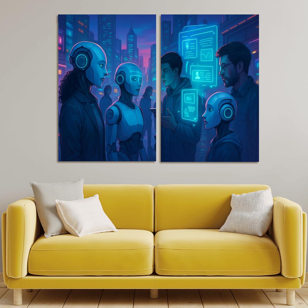 The Ethics Of Artificial Intelligence In Everyday Life framed paintings