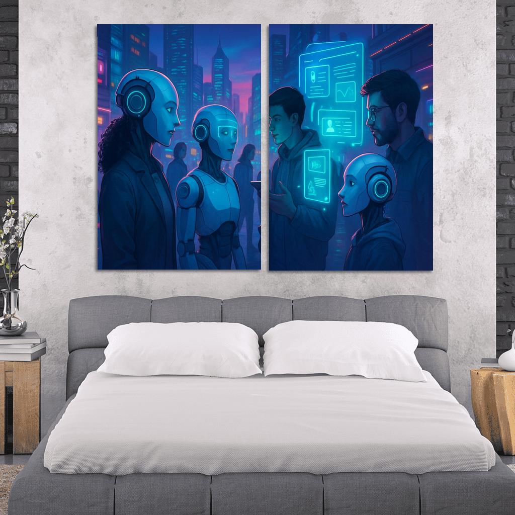The Ethics Of Artificial Intelligence In Everyday Life framed paintings