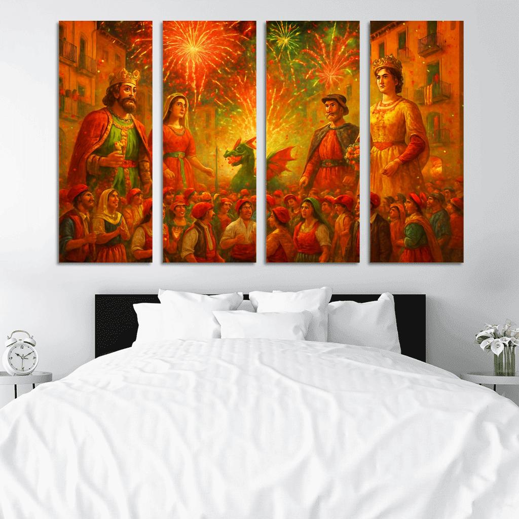 La Patum De Berga one-piece frames