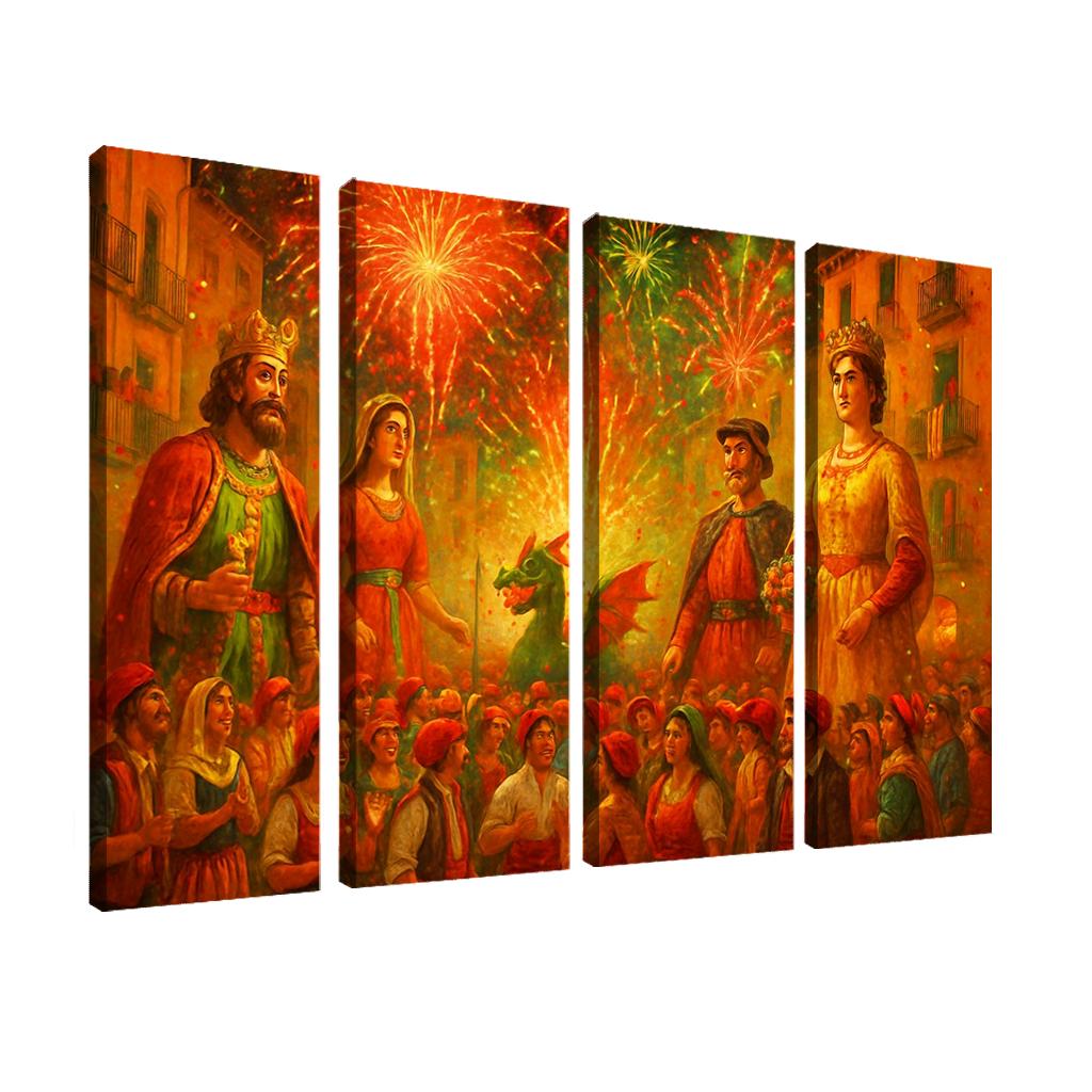 La Patum De Berga one-piece frames