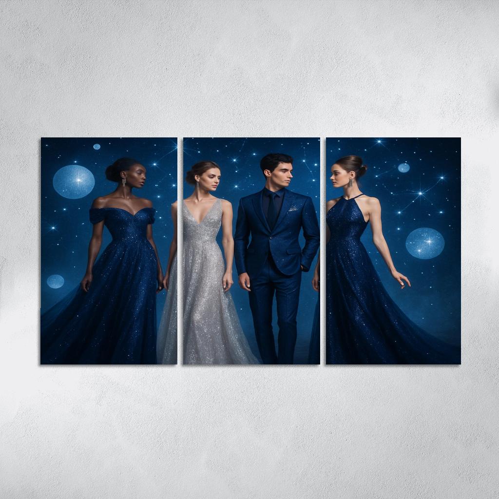 Celestial Elegance oil paintings frame