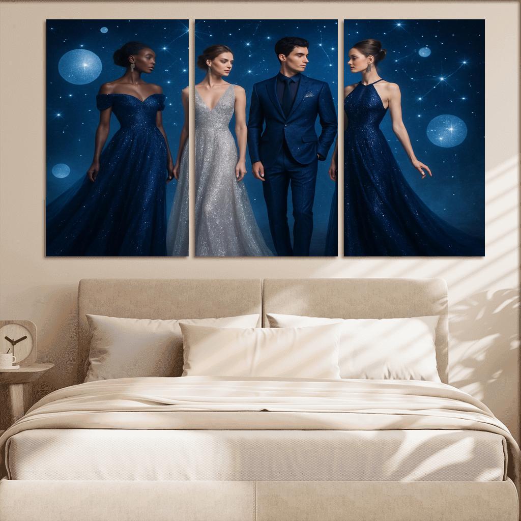 Celestial Elegance oil paintings frame