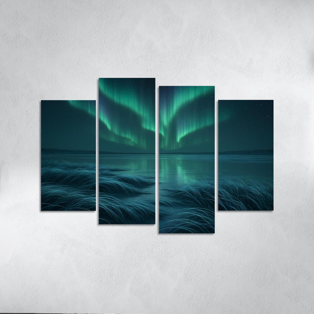 Glass Plains Under Aurora Sky one-piece frames