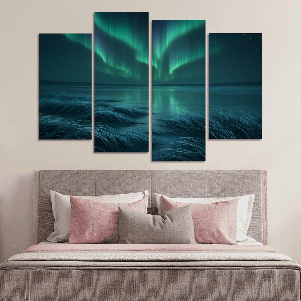 Glass Plains Under Aurora Sky one-piece frames