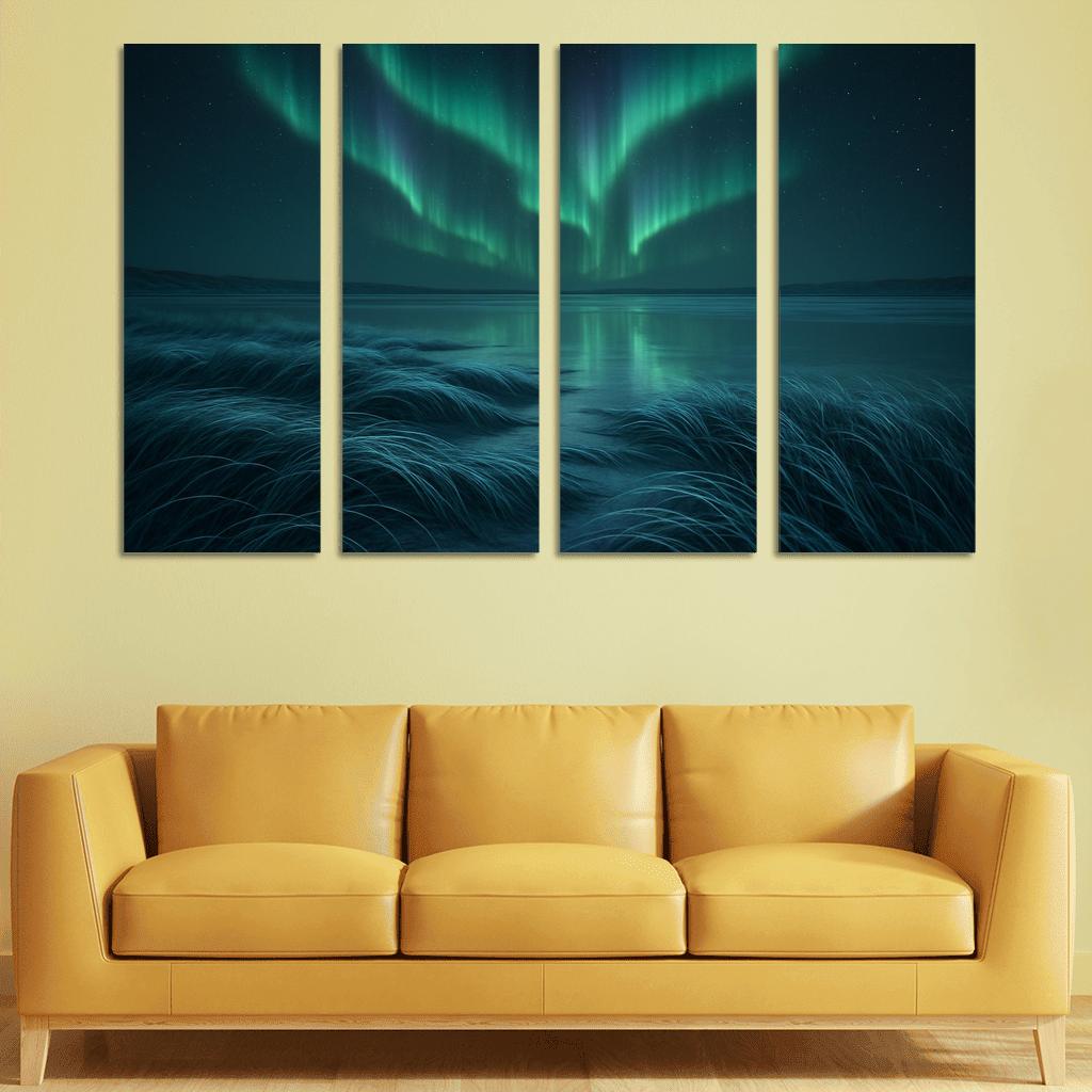 Glass Plains Under Aurora Sky one-piece frames