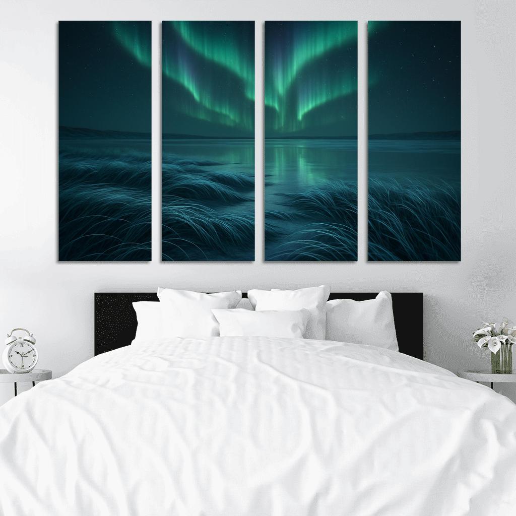 Glass Plains Under Aurora Sky one-piece frames