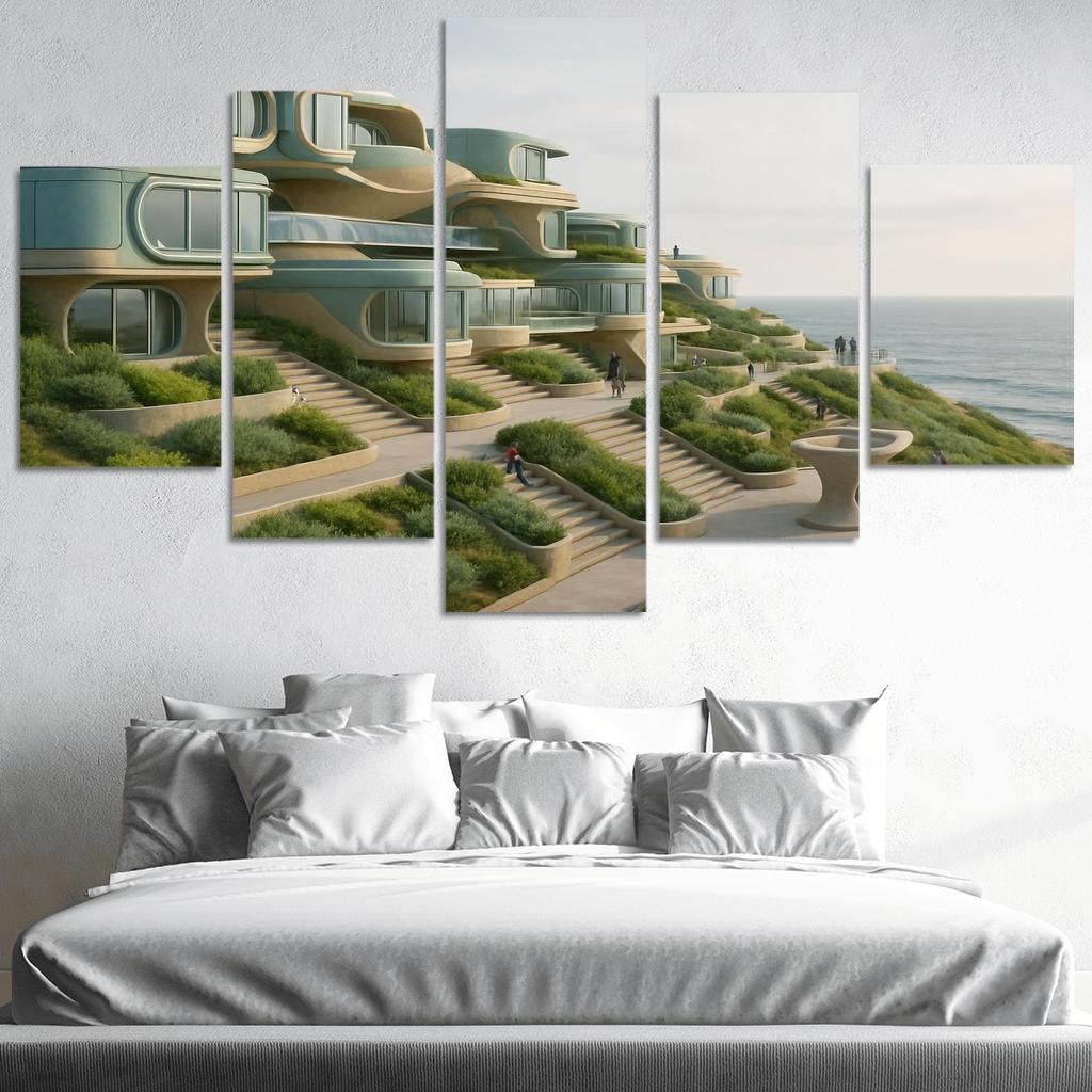Tidal Modular Terraces oil paintings frame