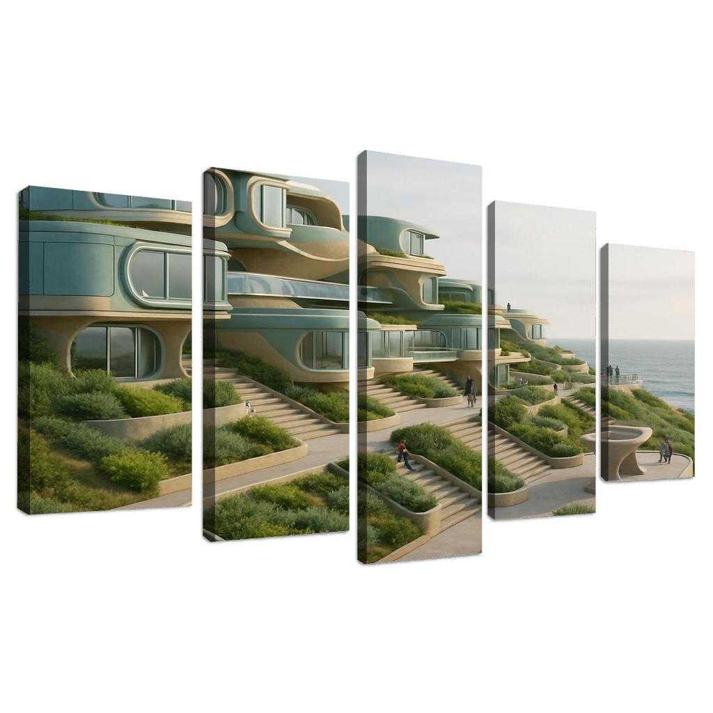 Tidal Modular Terraces oil paintings frame