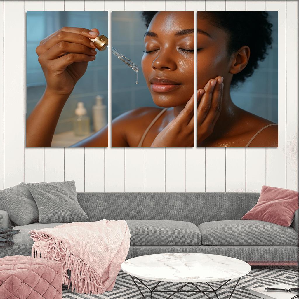 Bioluminescent Skin Dew custom paintings frame