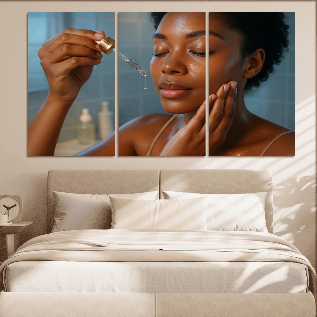 Bioluminescent Skin Dew custom paintings frame