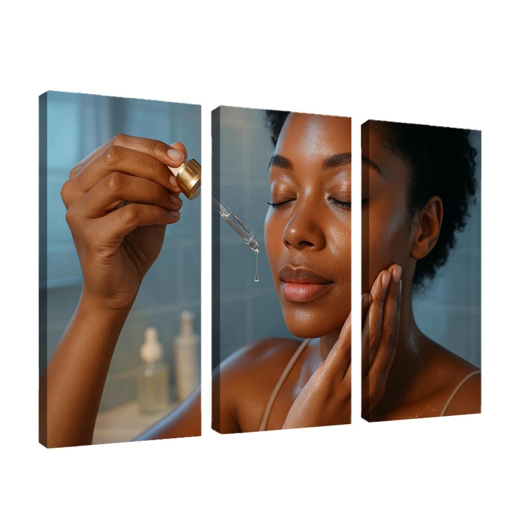 Bioluminescent Skin Dew custom paintings frame