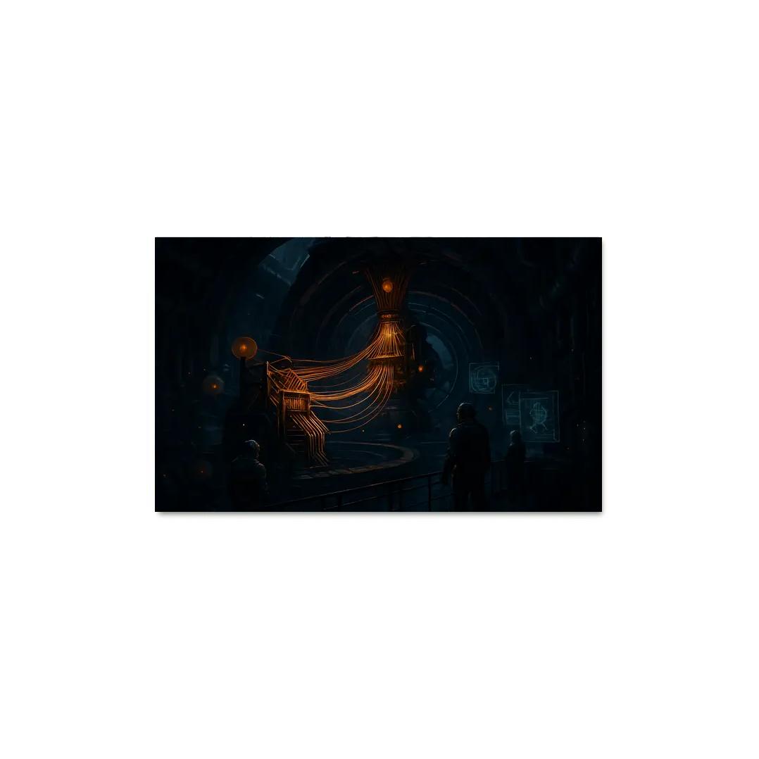 Synaptic Loom Engine wall decor