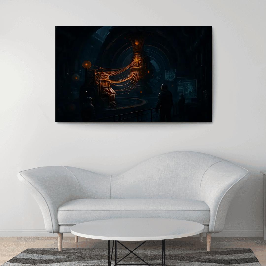 Synaptic Loom Engine wall decor