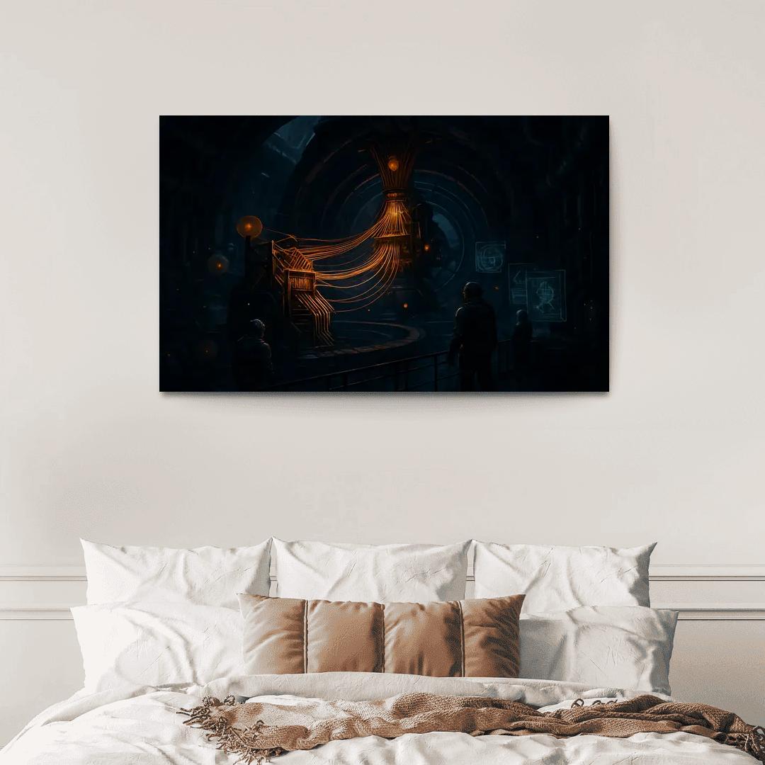 Synaptic Loom Engine wall decor