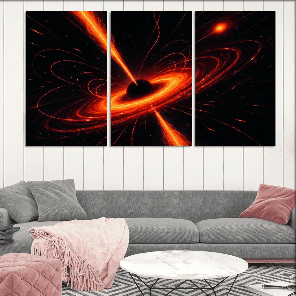 Photon Circus Around A Microquasar wall art